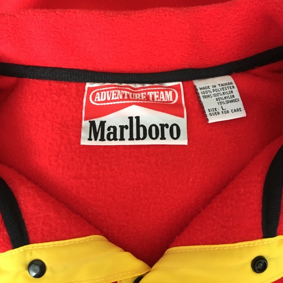 Vintage Marlboro t snap fleece jacket large - Picture 7 of 7